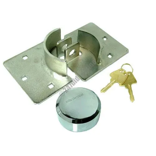 2 X Van Security Padlock & Hasp Set Door Lock   Bolts Nuts Fixings
