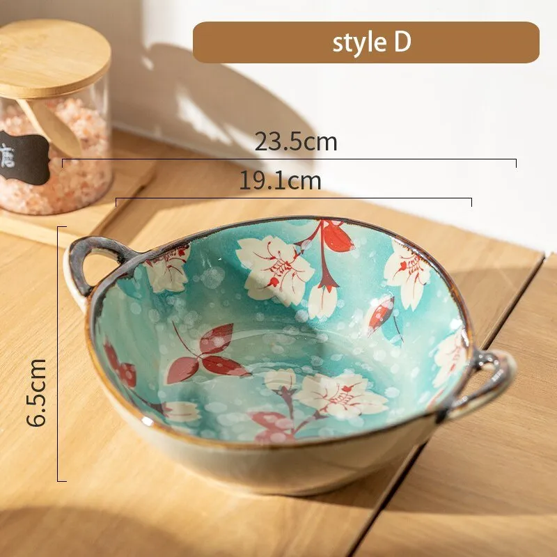 7.5 Inch Japanese Noodle Bowl with Handle