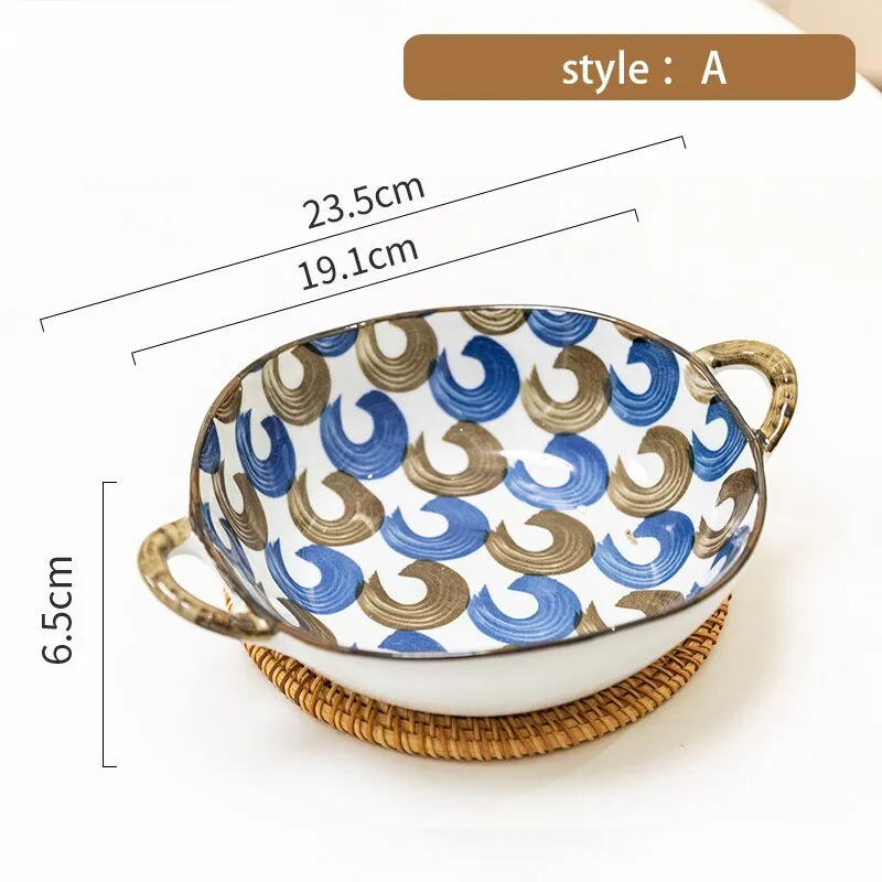 7.5 Inch Japanese Noodle Bowl with Handle