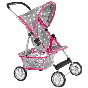 A.B.S. By Allen Schwartz Baby Doll Carriage Color Grey/pink Size 12.99-24.80inch