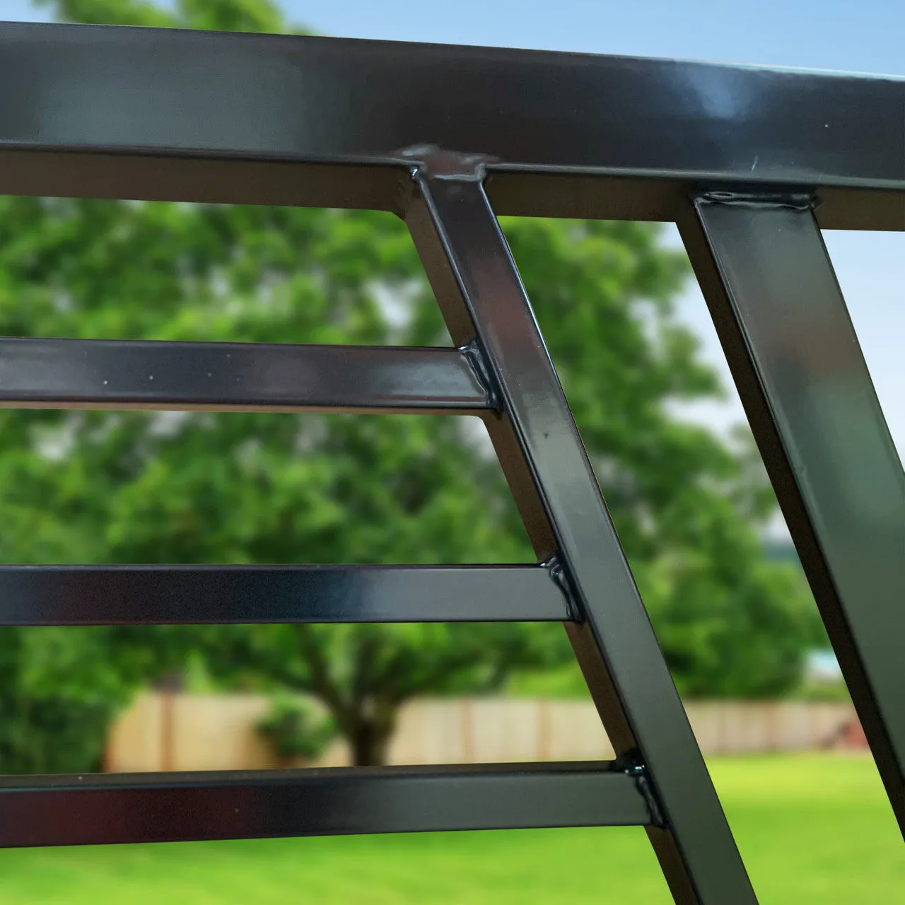 Aleko Steel Dual Swing Driveway Gate - Sofia Style - 14 x 6 Feet