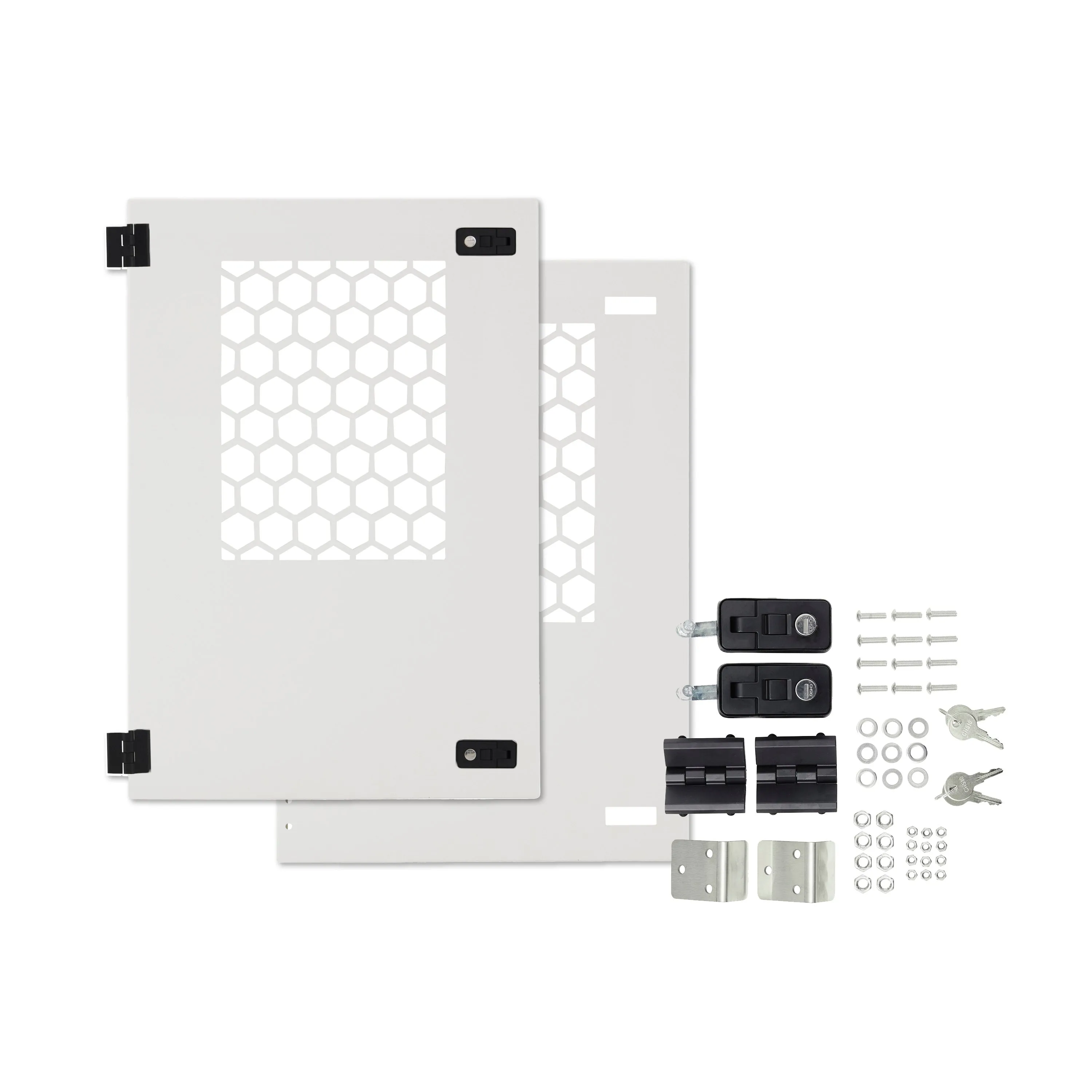 Aluminium Toolbox Gates Kit - White