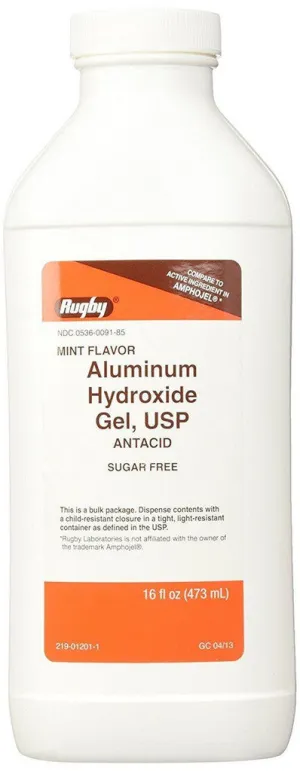 Aluminum Hydroxide Gel 64mg/mL, 473mL