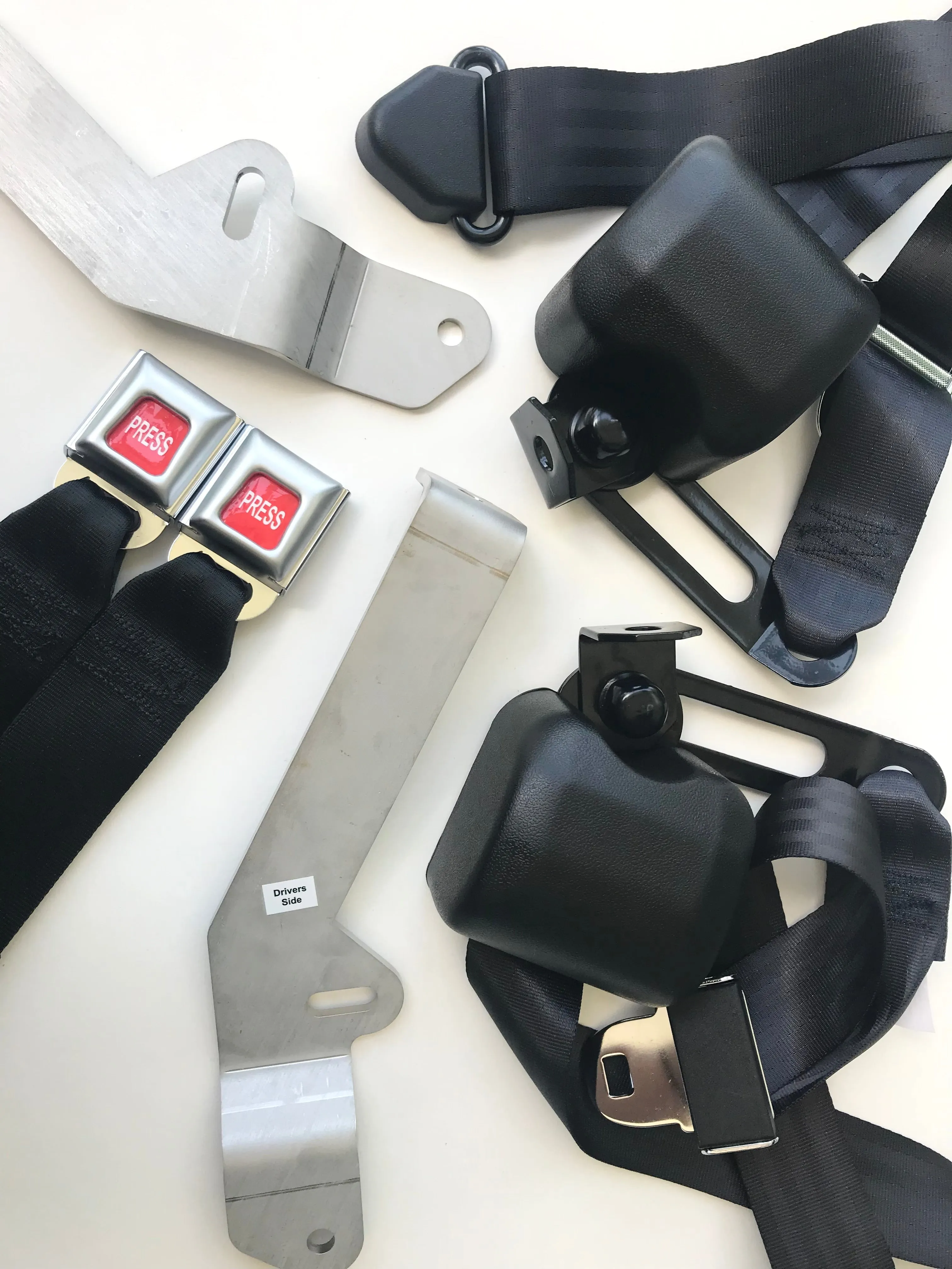 AU Compliant 1966 GTO Convertible Front 3-Point Seat Belts