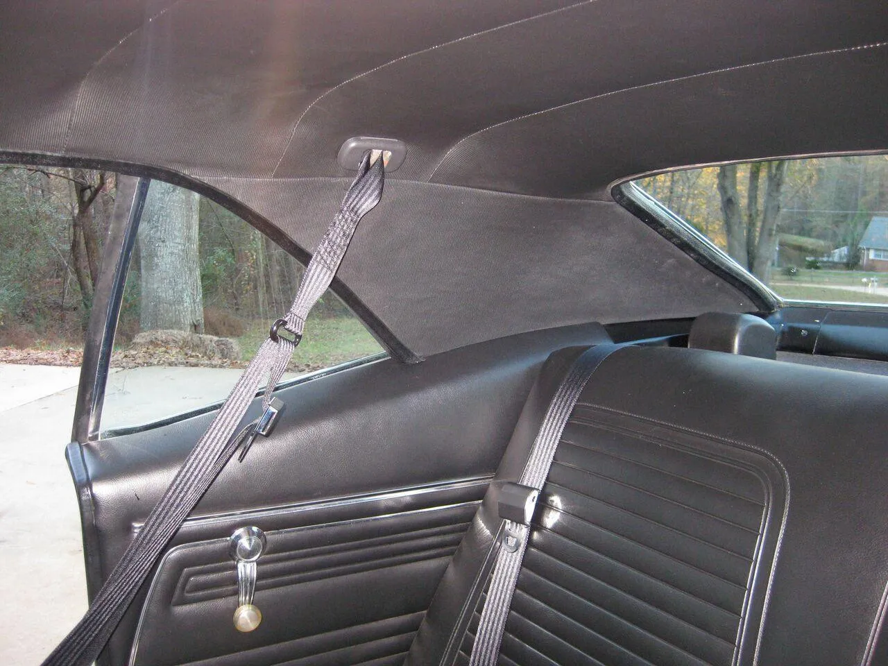 AU Compliant 1967-69 Camaro Rear 3-Point Seat Belts