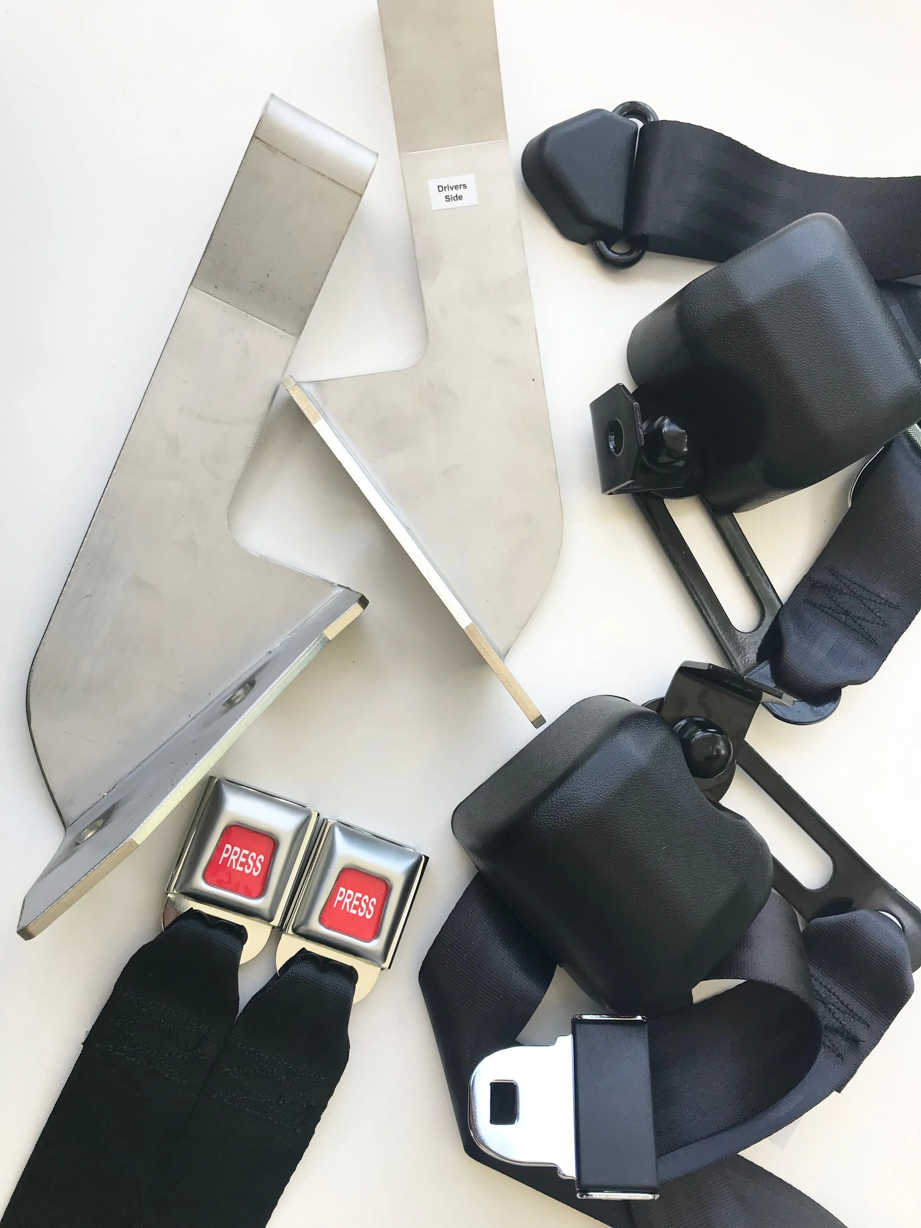 AU Compliant 1968-72 Oldsmobile Cutlass Convertible Front 3-Point Seat Belts