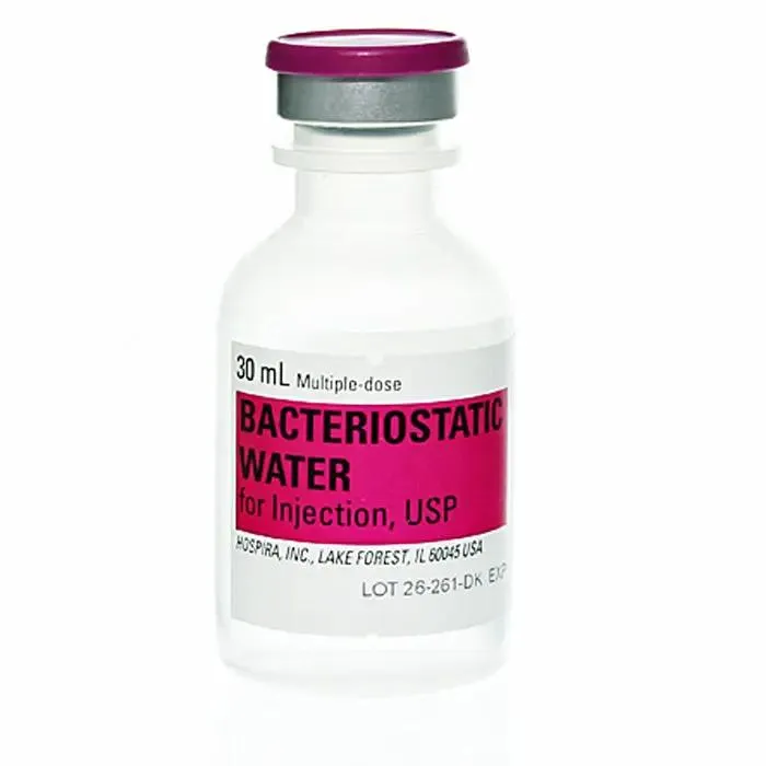 Bacteriostatic Water Injection Multiple Dose Vials 30 mL, 25/Pack by Pfizer (Rx)