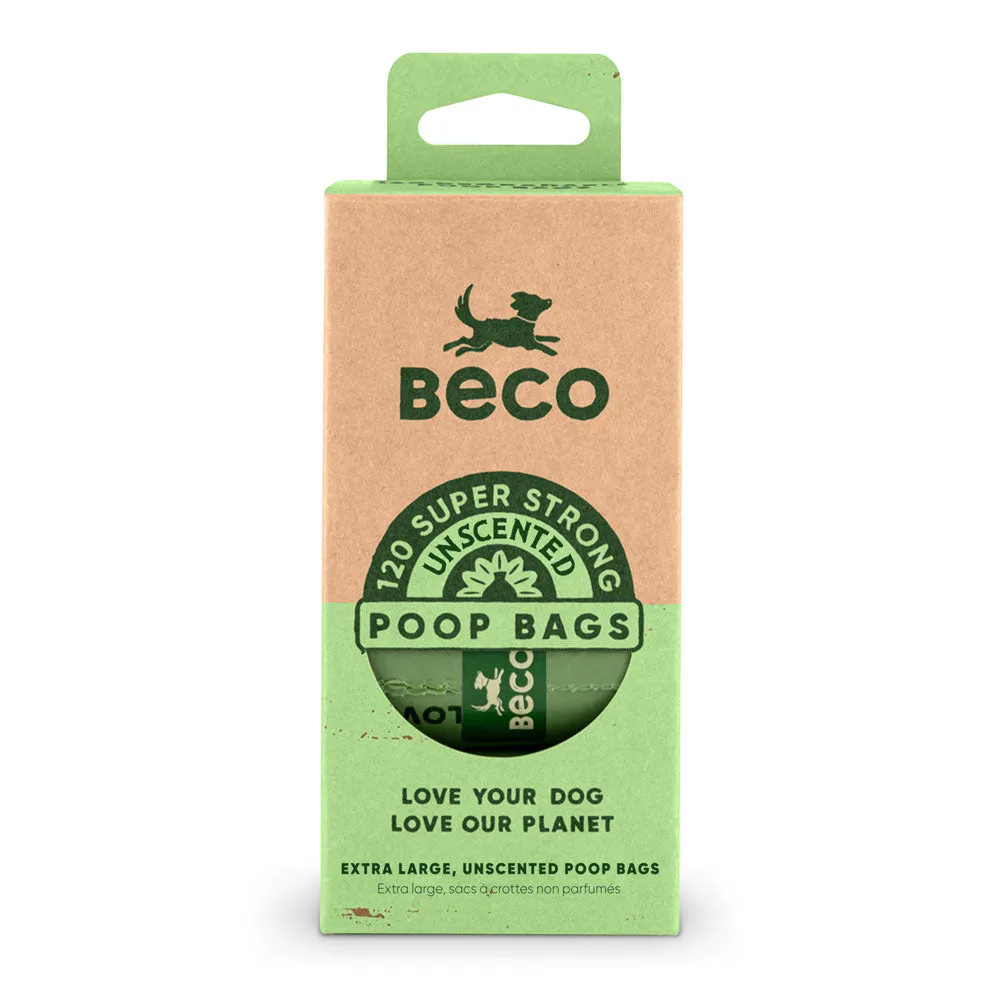 Beco Large Unscented Poop Bags (120 bags)