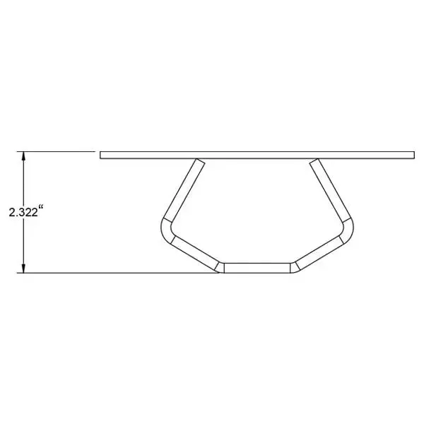 Bolt On Strike Plate - Cattleman Gates (HiQual)