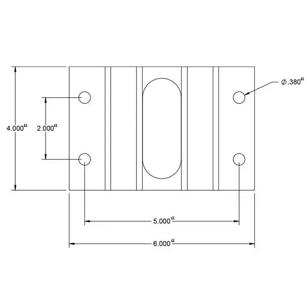Bolt On Strike Plate - Cattleman Gates (HiQual)
