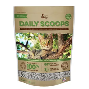 Cat Love Daily Scoops - Recycled Paper Litter - 12 lbs