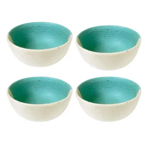 Ceramic Dinnerware Collection Bowls for Complete Dining | Set of 4