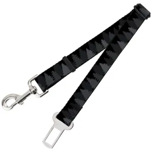 Dog Safety Seatbelt for Cars - Pine Tree Silhouettes Black/Grays