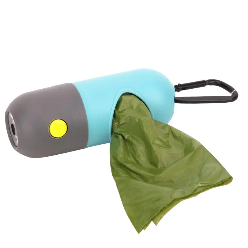 Dog Waste Dispenser With LED Flash Light