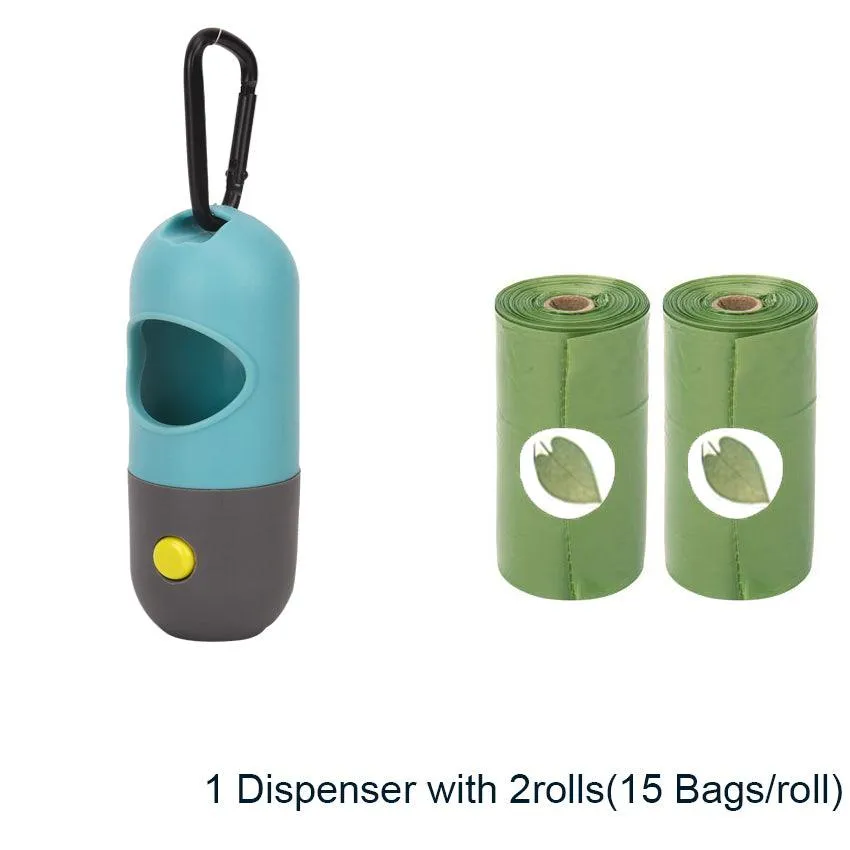 Dog Waste Dispenser With LED Flash Light