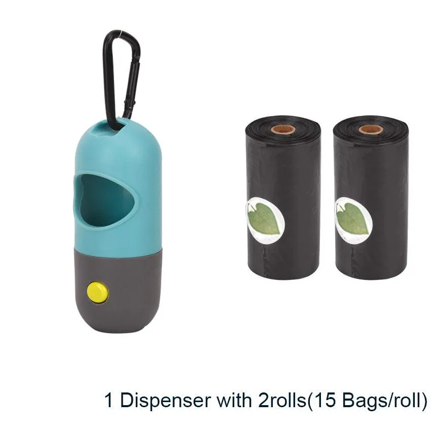 Dog Waste Dispenser With LED Flash Light
