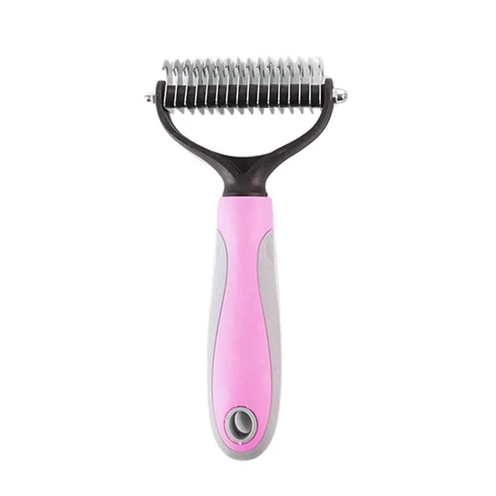 Double Side Dog Brush & Trimmer