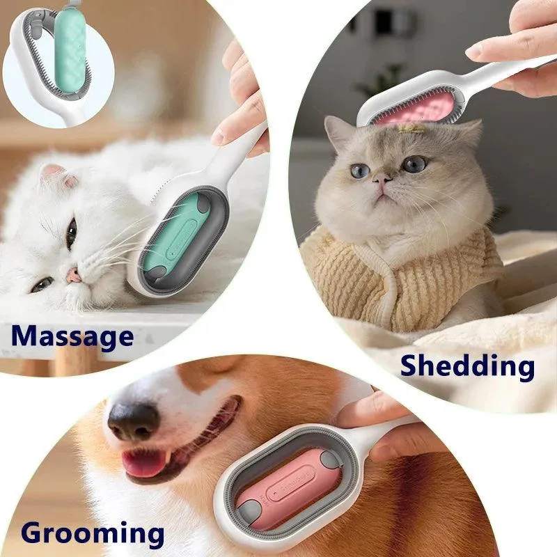 Double-Sided, Multifunctional Cat Grooming Brush