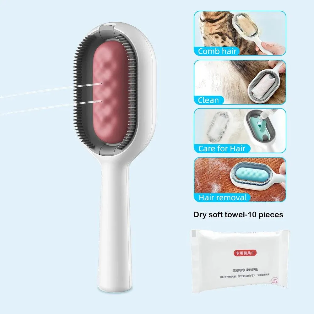 Double-Sided, Multifunctional Cat Grooming Brush