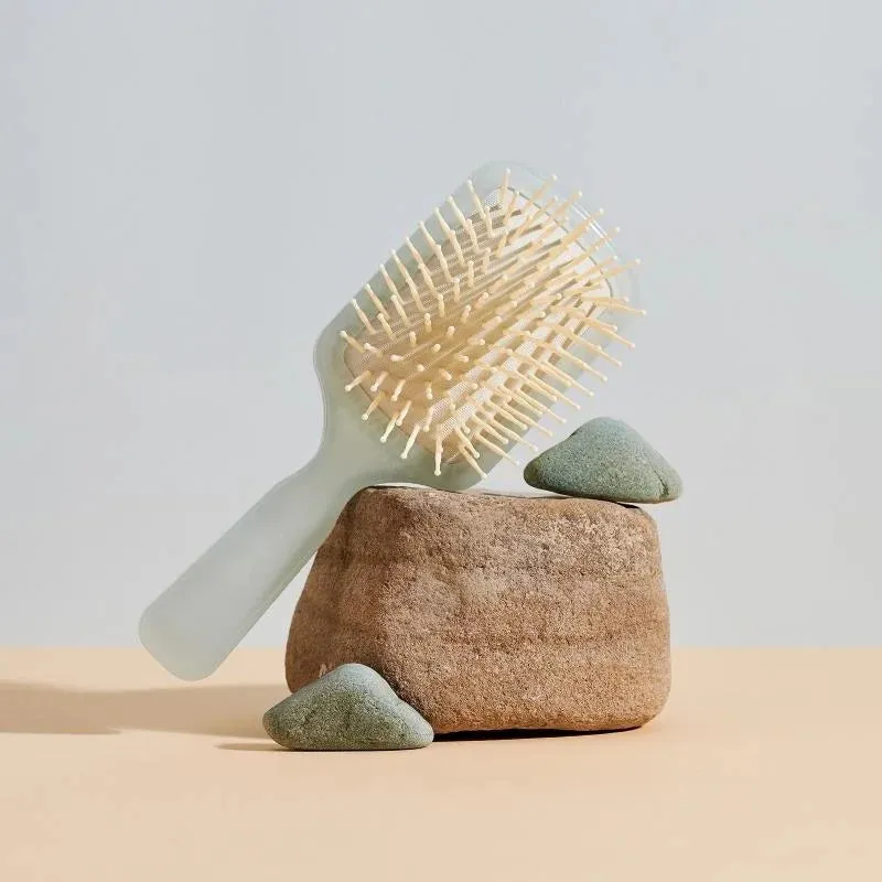 EYE Faux Ivory Paddle Brush, Travel Size