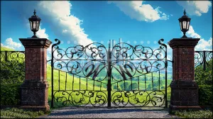 Factory Gates II Projection (Animated)