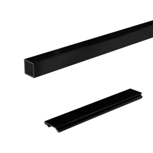 Fencing Peak Aluminium Balustrade 1200mm Black Standard Baluster And Spacer Kit