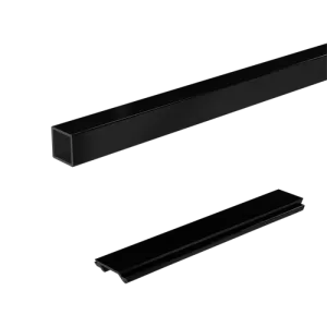 Fencing Peak Aluminium Balustrade 1800mm Black Standard Stair Baluster And Spacer Kit