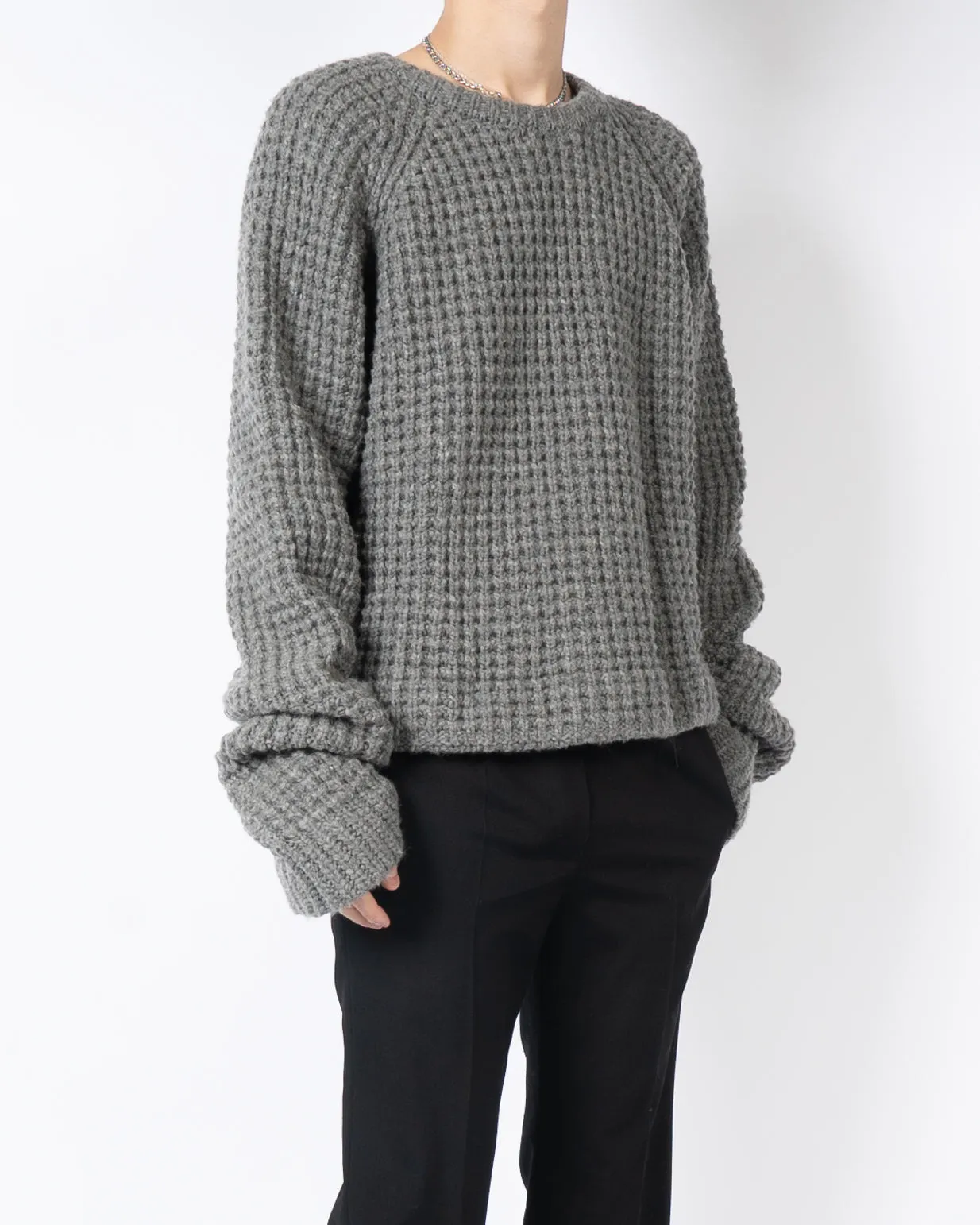 FW14 Fraser Grey Melange Knit Sample