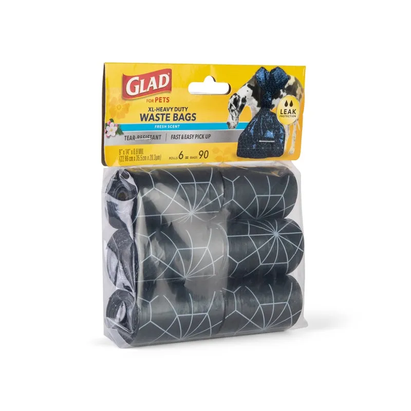 Glad for Pets Waste Bags Refill Rolls - Fresh Scent, 90 Bags