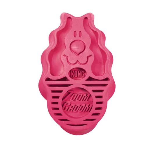 KONG ZoomGroom™ Raspberry For Dogs