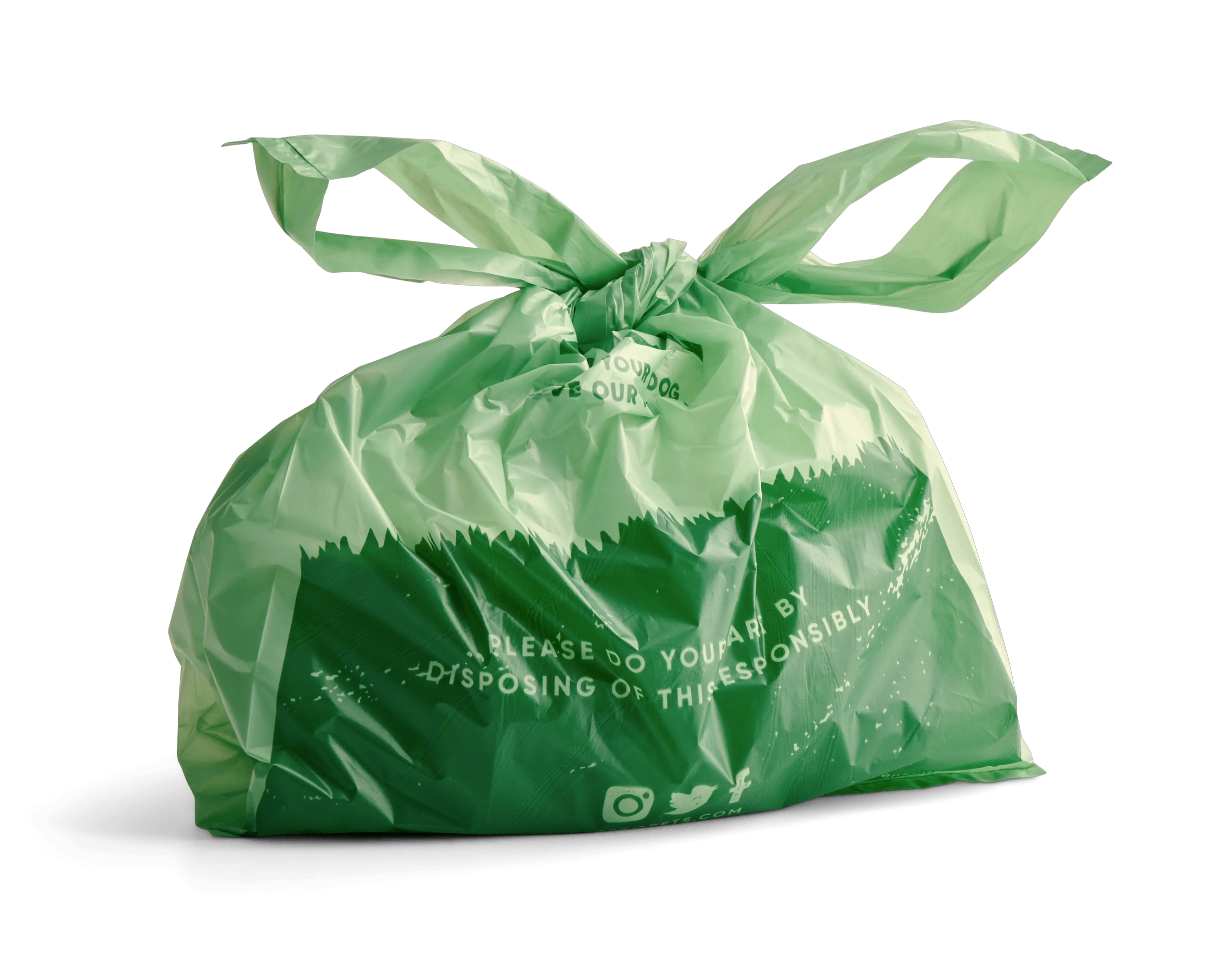 Large Poop Bags with Handles | Mint Scented