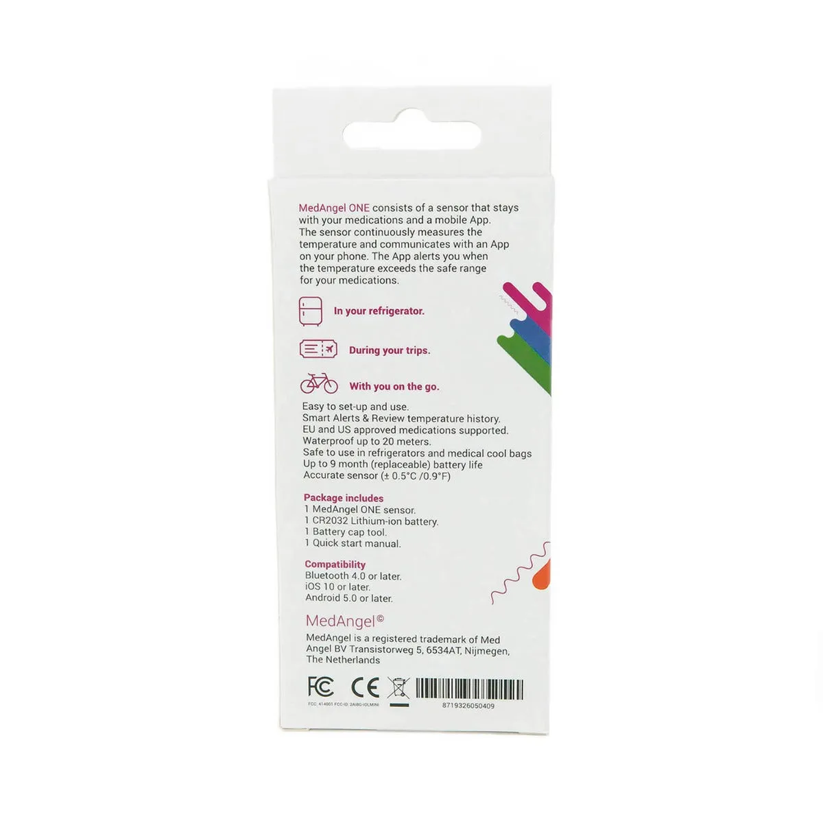 MedAngel ONE Smart Temperature Sensor for Medication