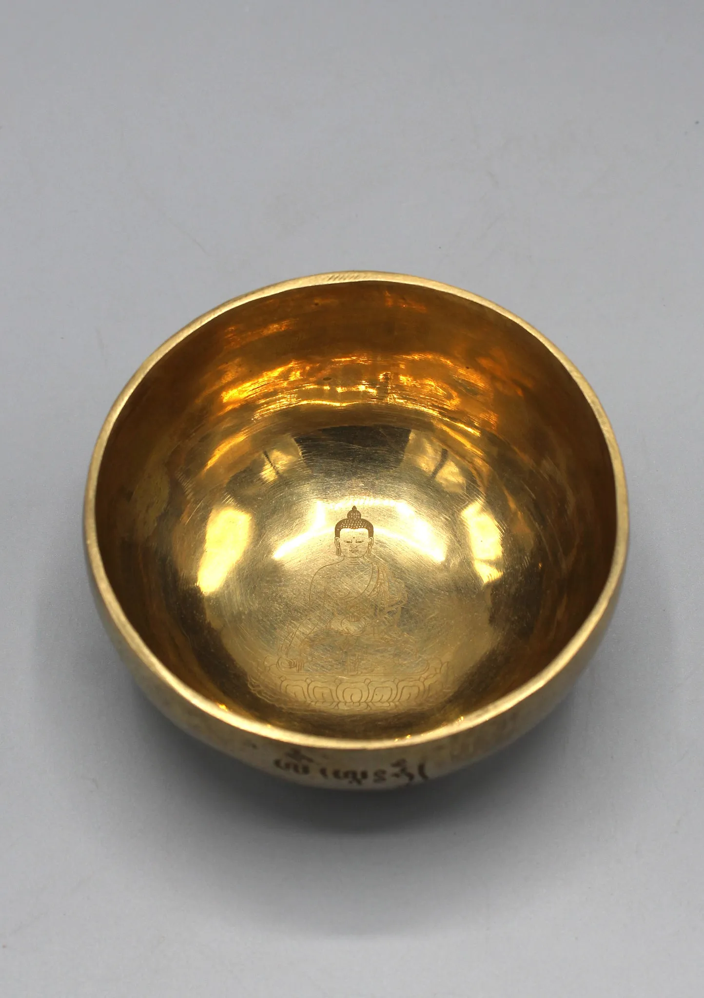 Medicine Buddha Carving Singing Bowl