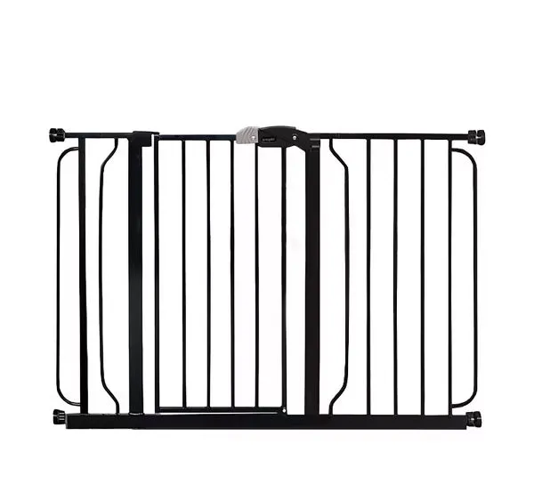 NEW Regalo Easy Step Extra Wide Safety Gate Black 1164EB