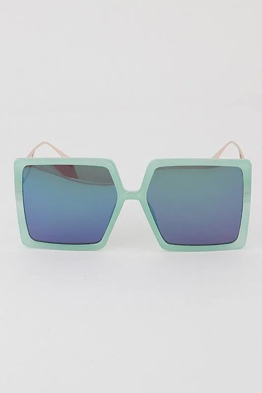Pastel Square Iconic Sunglasses