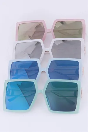 Pastel Square Iconic Sunglasses