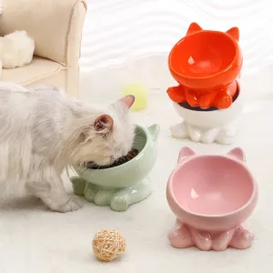 Pet Dog & Cat Ceramic Feeding Bowls