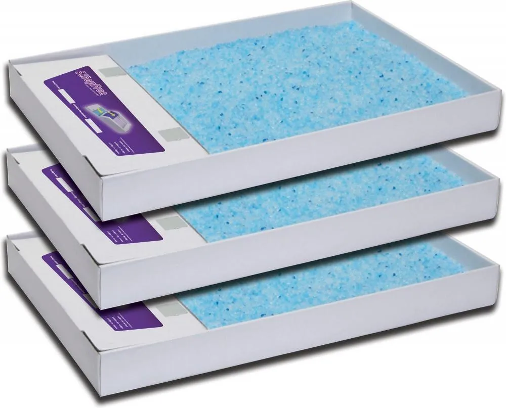 PetSafe ScoopFree Blue Litter Tray Refill With Premium 3 pack (22" x 14.5" x 2.5")