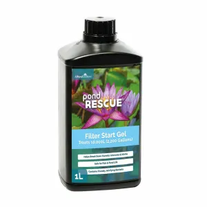 PondRescue Filter Start Gel 1L - 2.5L Treats 10,000-25,000 Litres