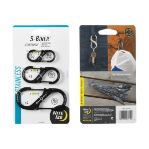 S-Biner® SlideLock® Stainless Steel 3 Pack