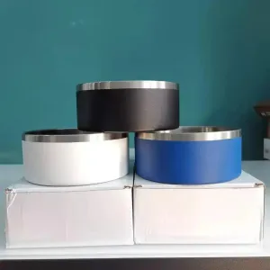 Stainless Steel Dog Bowl Upright Dog Bowls