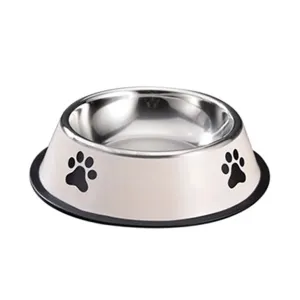 Stainless Steel Pet Bowls with Non-Slip Base – Multiple Sizes