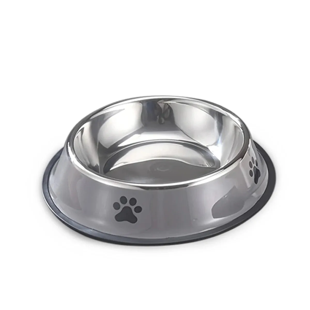 Stainless Steel Pet Bowls with Non-Slip Base – Multiple Sizes
