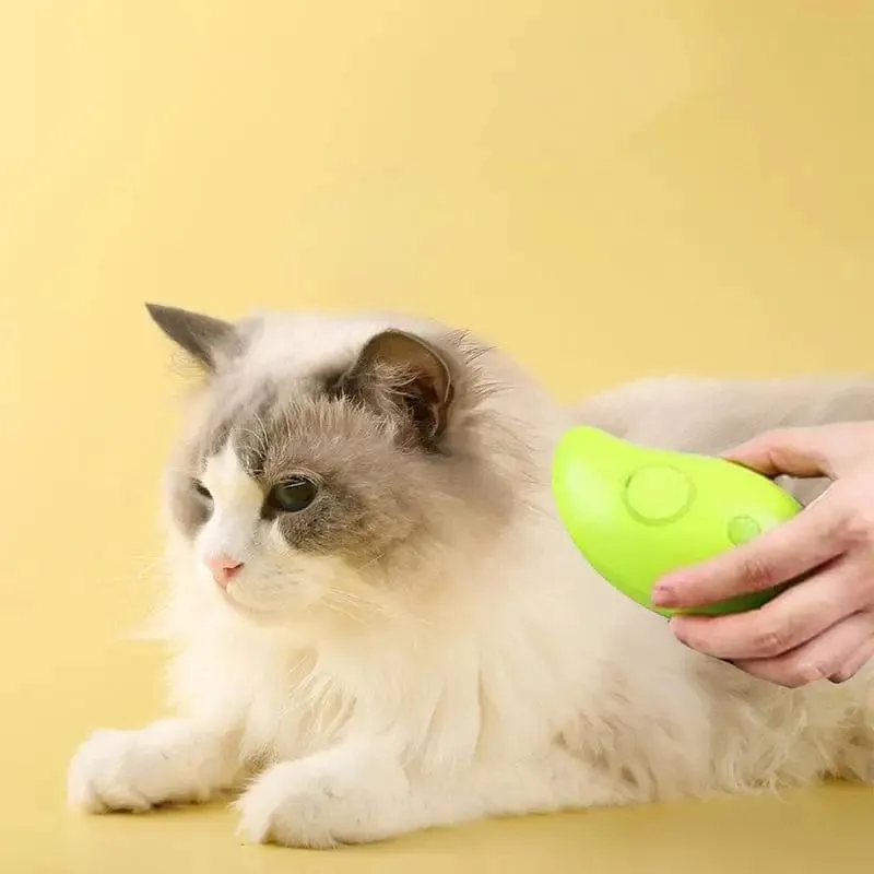 Steamy Electric Cat Grooming Brush