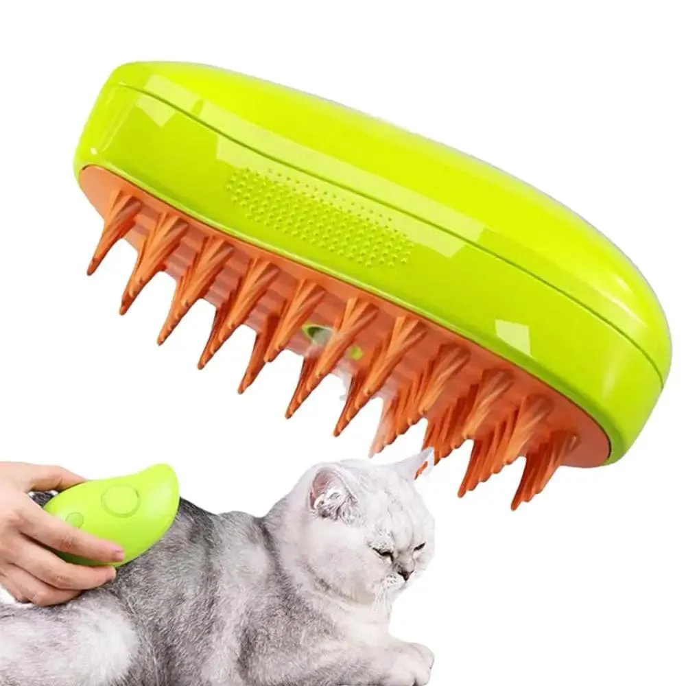 Steamy Electric Cat Grooming Brush