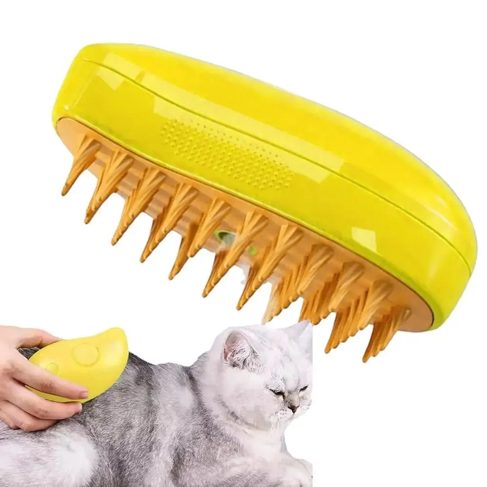 Steamy Electric Cat Grooming Brush