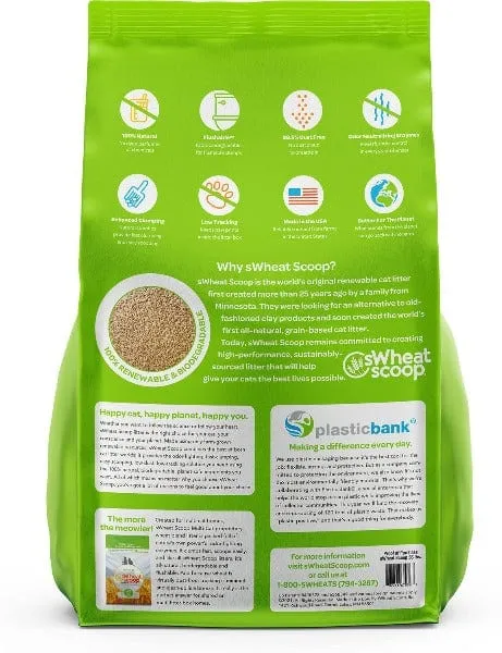 sWheat Scoop Multi-Cat Clumping Wheat Cat Litter