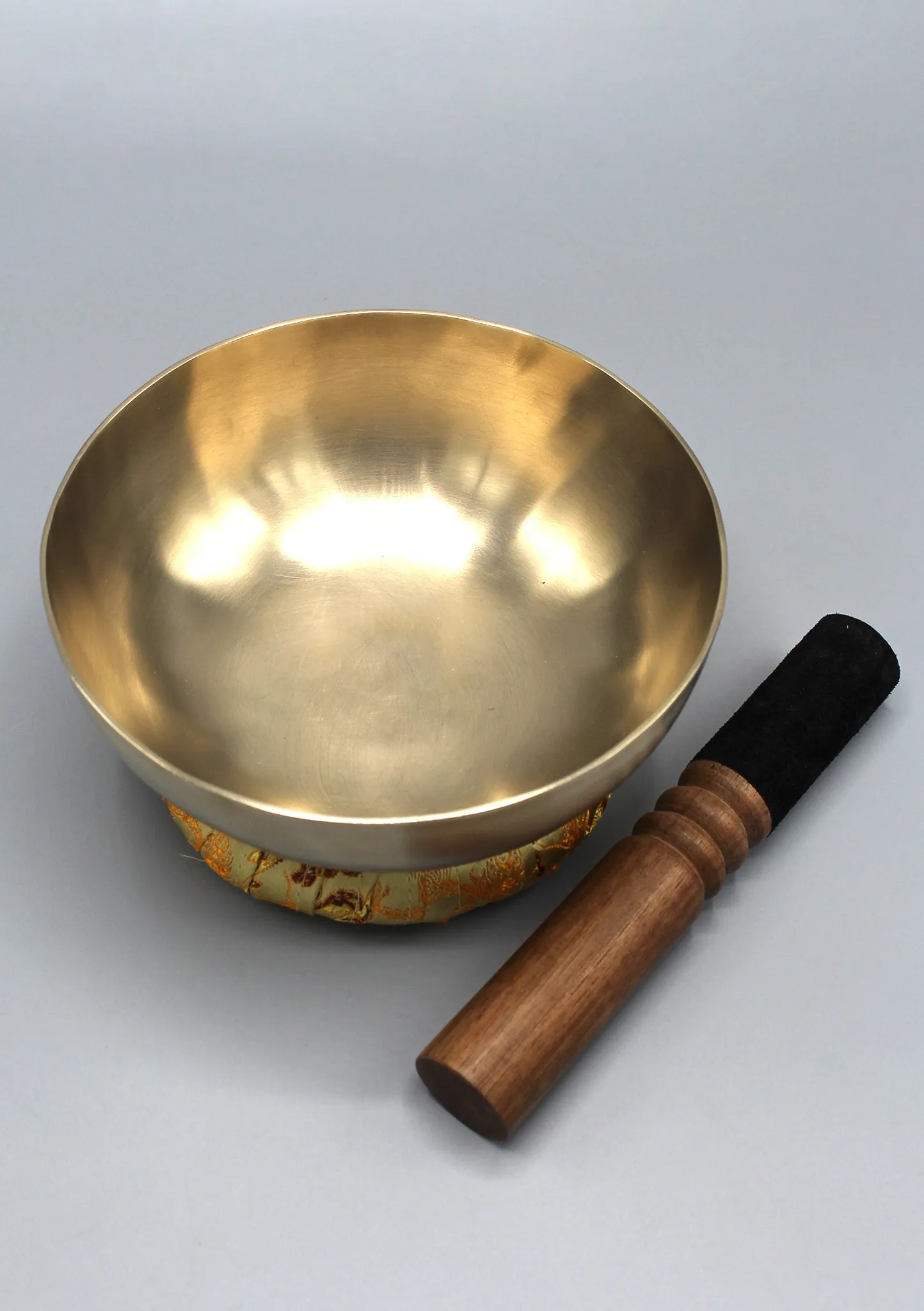 Tibetan Healing Zen Singing Bowl 6.8"/17 cm with Cushion and Mallet Note # B