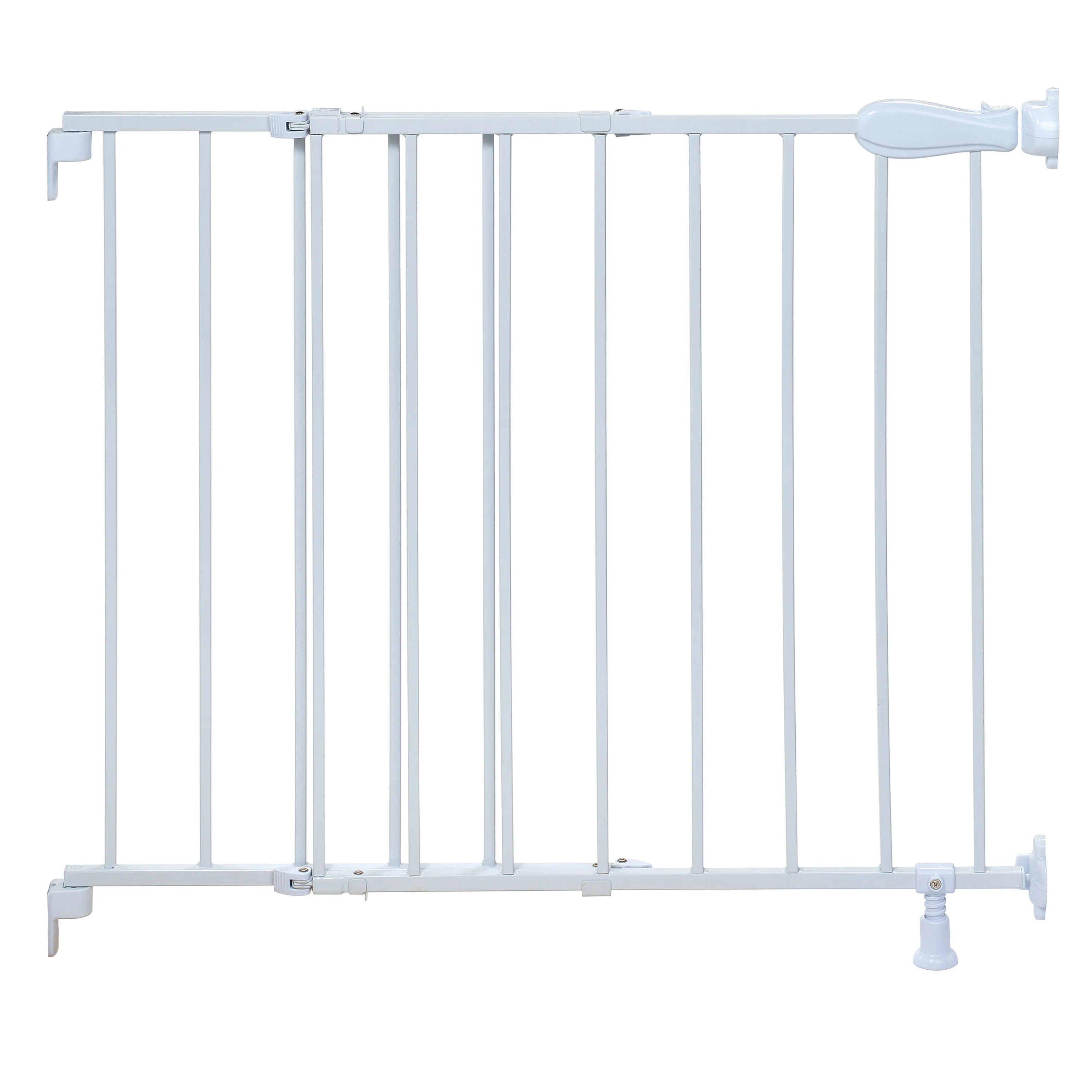 Top of Stairs Simple to Secure Metal Pet and Baby Gate, Openings 29"-42" Wide, 30" Tall