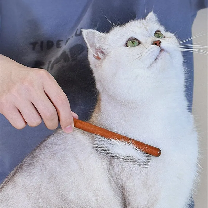 Wooden Cat Comb